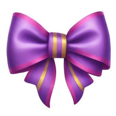 Bright bow sticker