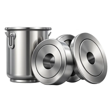 stainless steel montage industrial design sticker