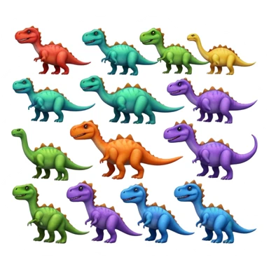 Dinosaurios con zapatos  sticker