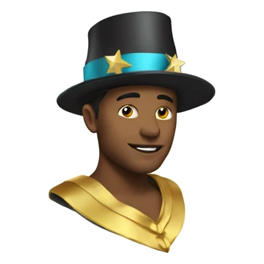 2025 new years hat  sticker