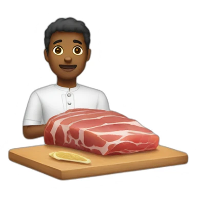 black-jamon sticker