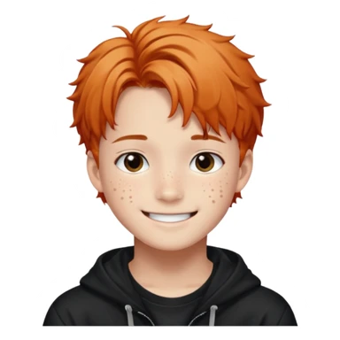 Felix from Stray Kids, K-pop idol with freckles sticker