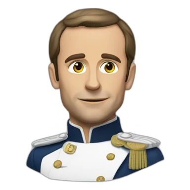 Macron dort sticker