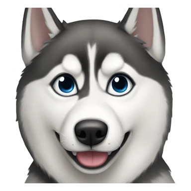 syberian husky sticker
