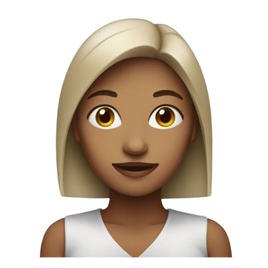 a woman on white backdrop sticker