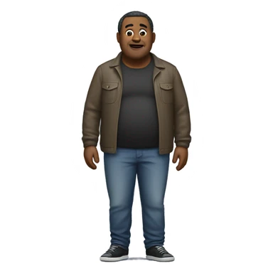 Fat uncle with really skinny jeans sticker