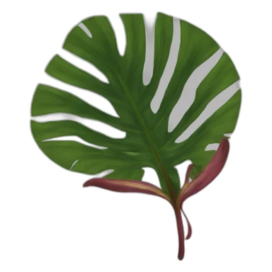 Maranta leave sticker