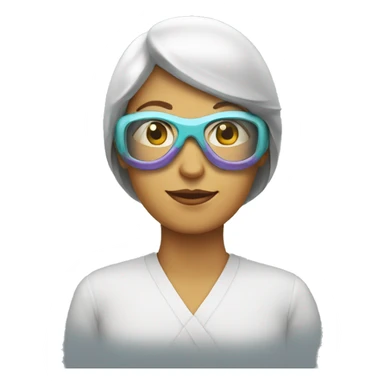 mam with goggle sticker