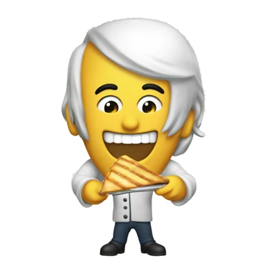 Sigma eating Skibidi slicers sticker