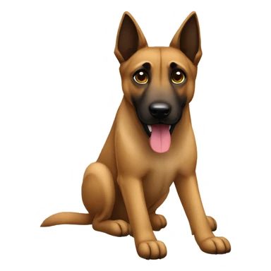 Belgian Malinois Dog Breed Full Body sticker