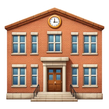 school building sticker