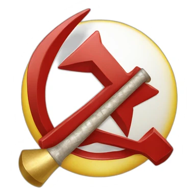 ussr hammer and sickle sticker