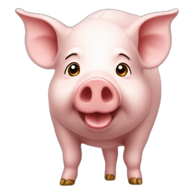 Cochon d’Inde avec un costard sticker