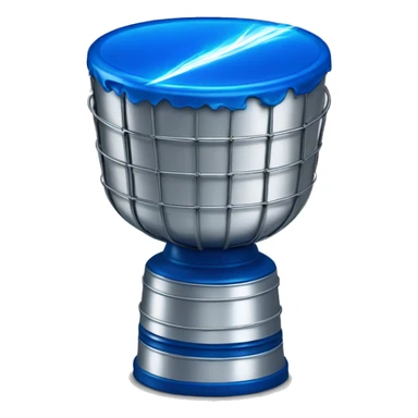 Electric blue Stanley cup sticker