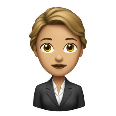 Women with suit sticker