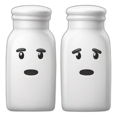 salt and pepper shakers sticker