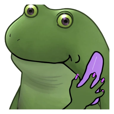 a purpule and white nail sticker