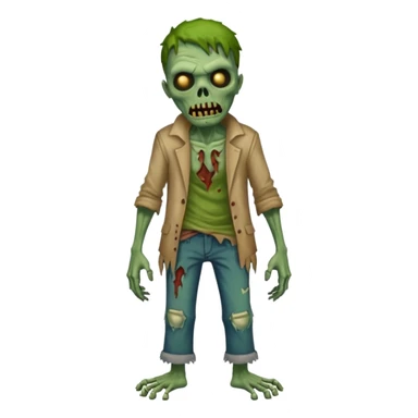 zombie monster sticker