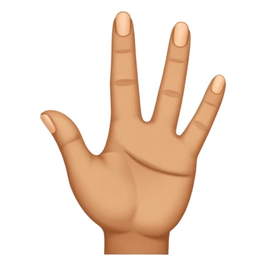 The letter I in ASL sticker