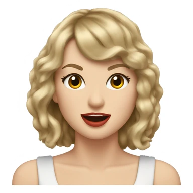 taylor swift is singing sticker