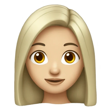 brunette girl long black hair engineer  sticker