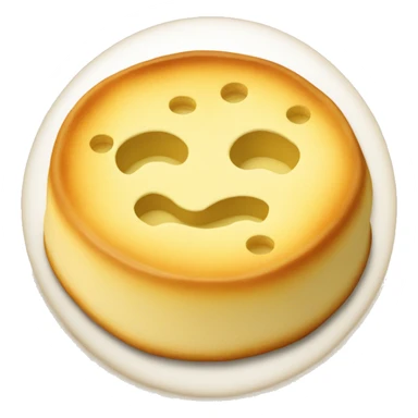 Crumpet with butter sticker