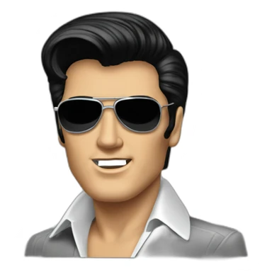 Posh spy elvis presley sticker