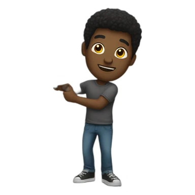 black men holding a sign that says "for free" sticker