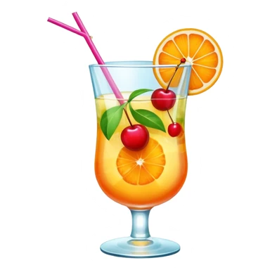 summer cocktail sticker