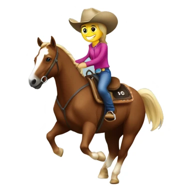 Barrel racing sticker