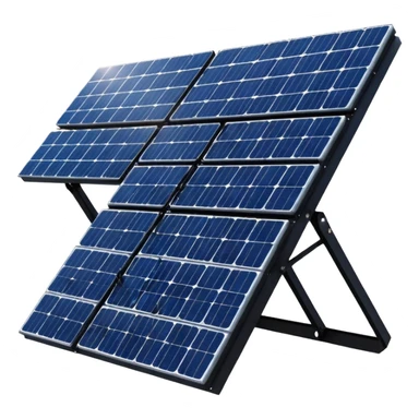 solar power generation plant on a nextracker system sticker