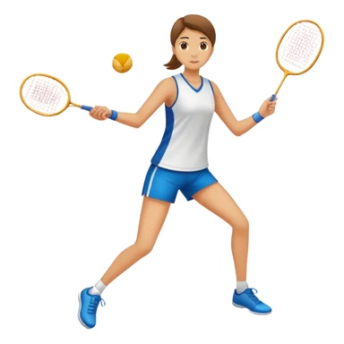 wii making a badminton point  sticker