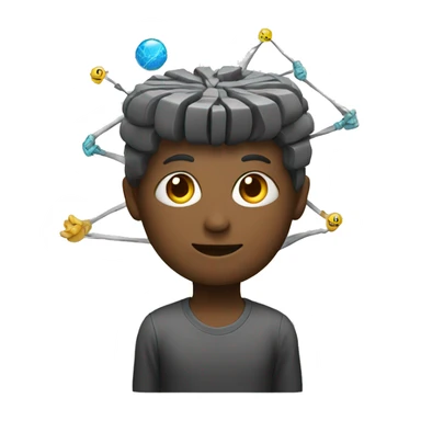 Balancing mind and tech  sticker