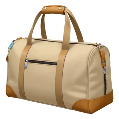 Beige gym bag sticker
