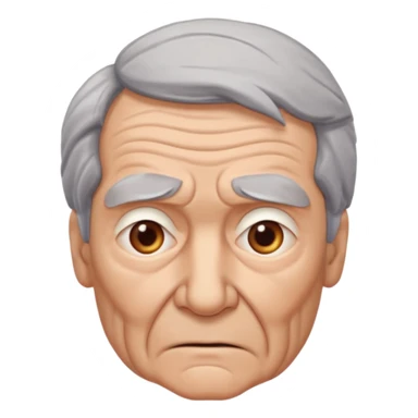 idoso confuso sticker