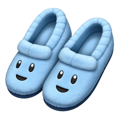 a pair of slippers with hands and feet sticker