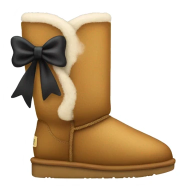 uggs with bow sticker