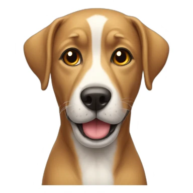 Un chien qui fait l amiur sticker