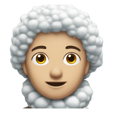 Line of snow  sticker