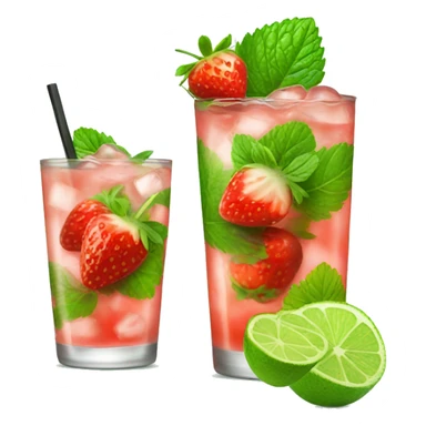 One Strawberry mojito sticker