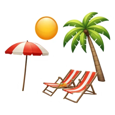 Sunny beach sticker