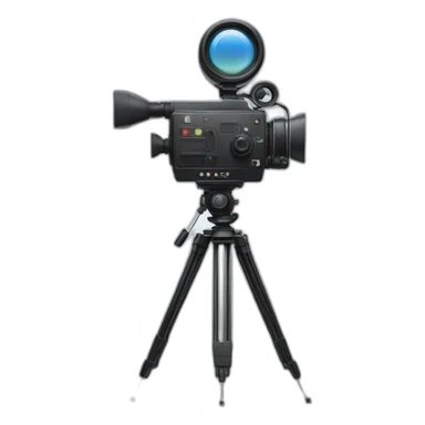 movie camera sticker