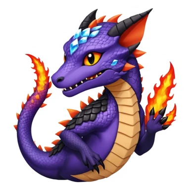 Amaura-Salandit-Litten-fusion sticker