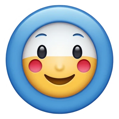 emoji de selo verificado do instagram, círculo azul, check branco no centro, estilo emoji oficial, fundo limpo, alta qualidade sticker