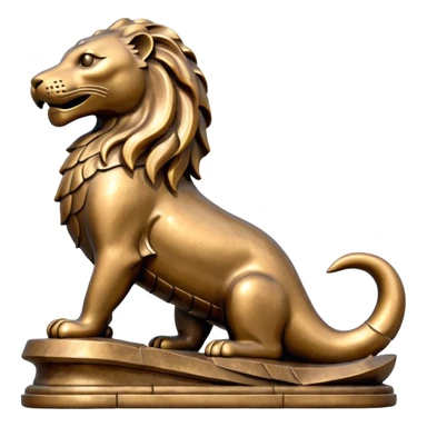 merlion with no legs sticker