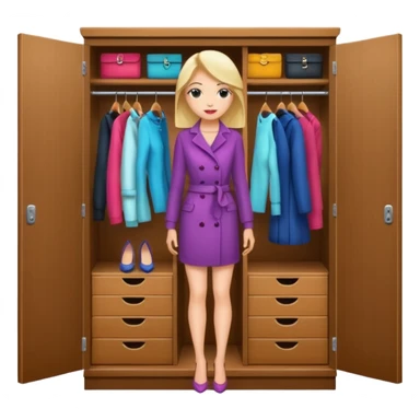 Women closet sticker