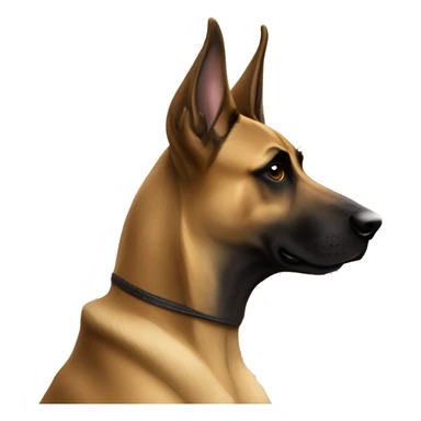 malinois prends des notes  sticker