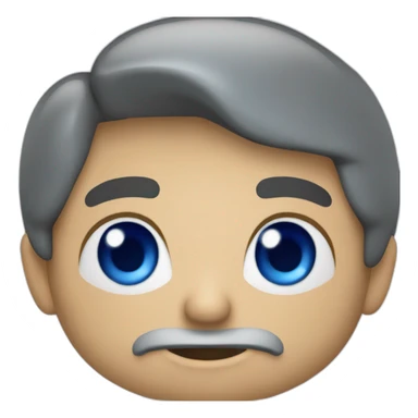 empresario rubio con ojos azules delgado sticker