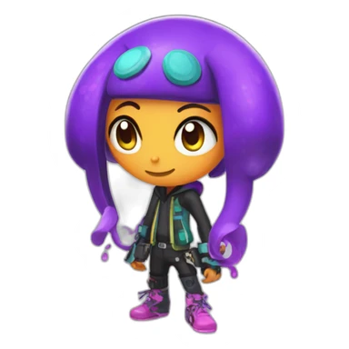 Splatoon octoling sticker