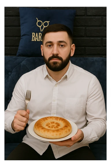 birinchidagi odamni yuziga 2 rasmdagi odamga juda uxshatib chizib bergin xuddu shunday non yen utirganini sticker